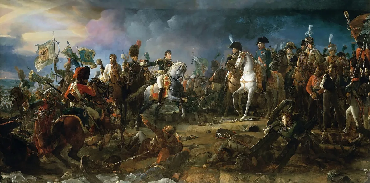«Битва при Аустерлице, 2 декабря 1805» (Ф. Жерар, 1810) — крупнейшее поражение России со времён «нарвской конфузии» 1700 г.; третья коалиция распалась