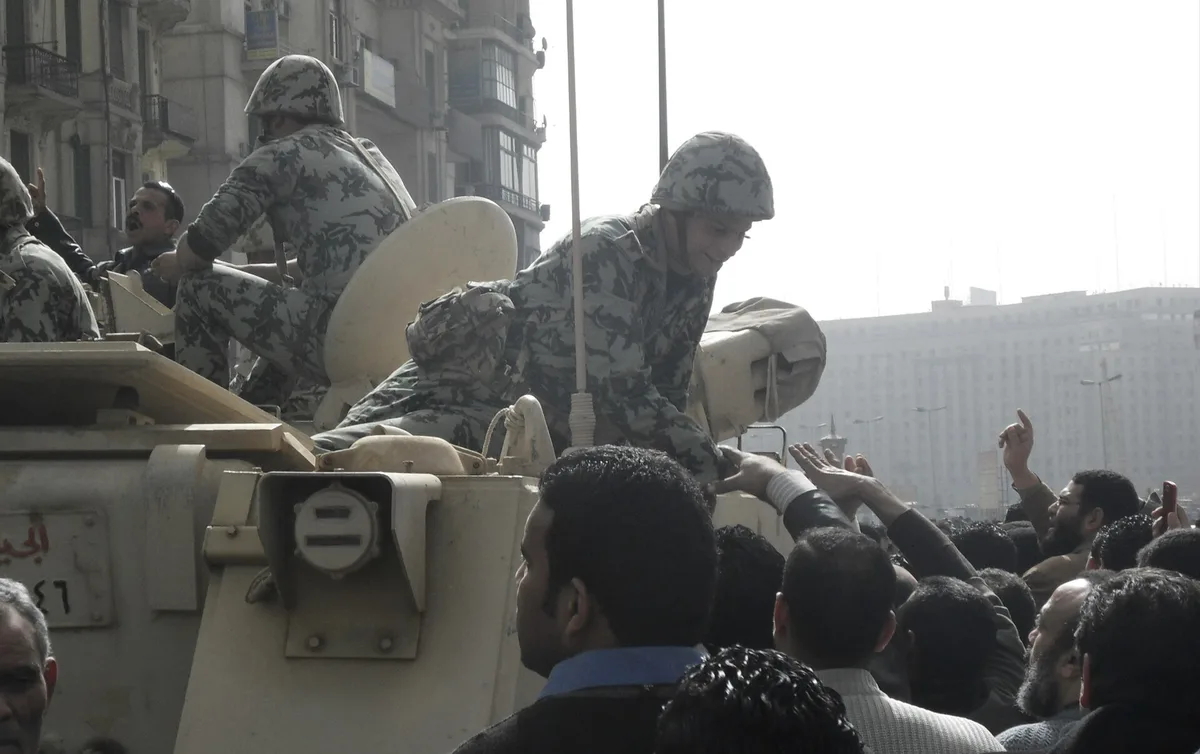 Площадь Тахрир в Каире, январь 2011 года — «арабская весна» в Египте