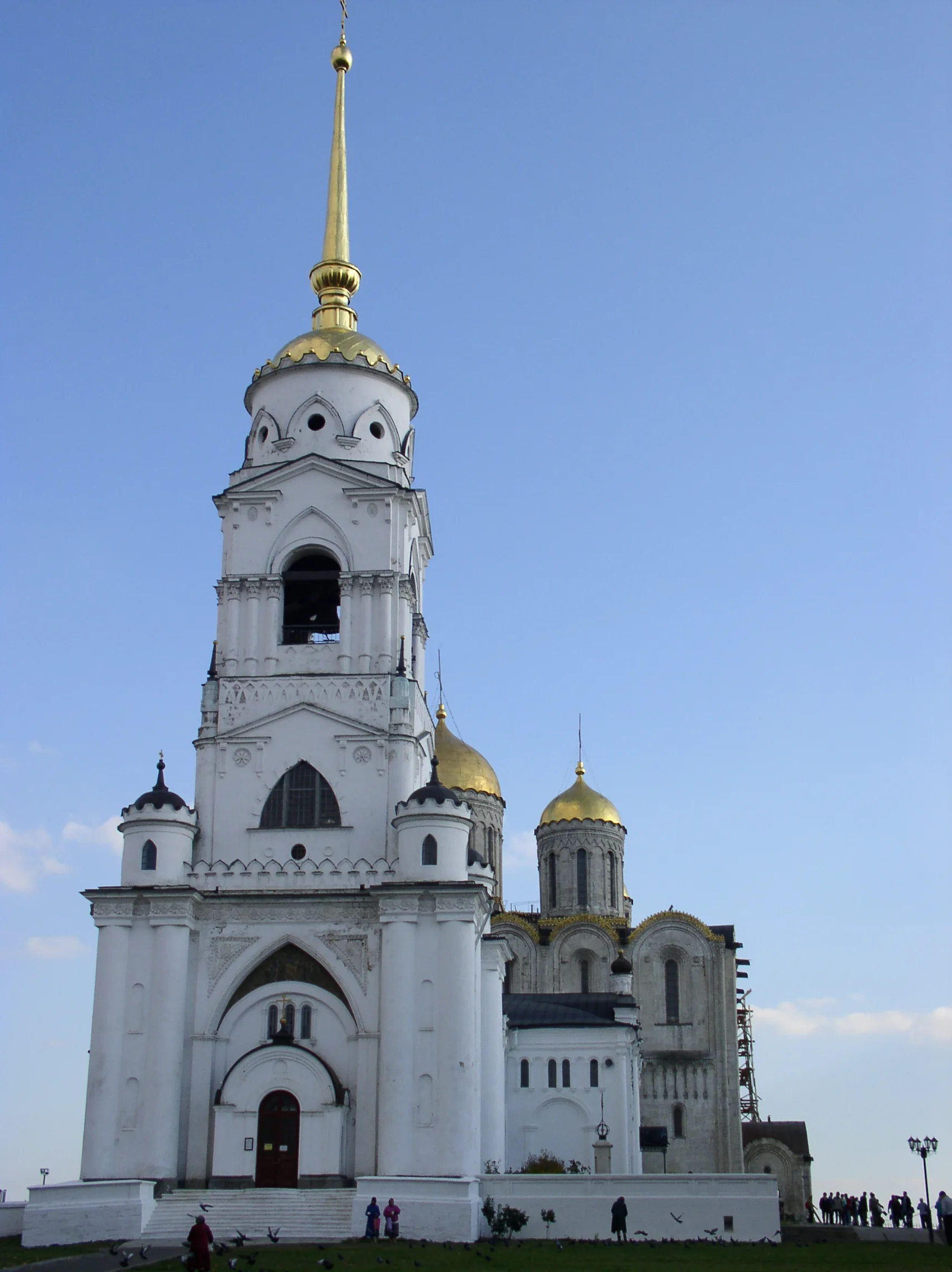 Успенский собор во Владимире (1158–1160), построен при Андрее Боголюбском — символ мощи Владимиро-Суздальской земли
