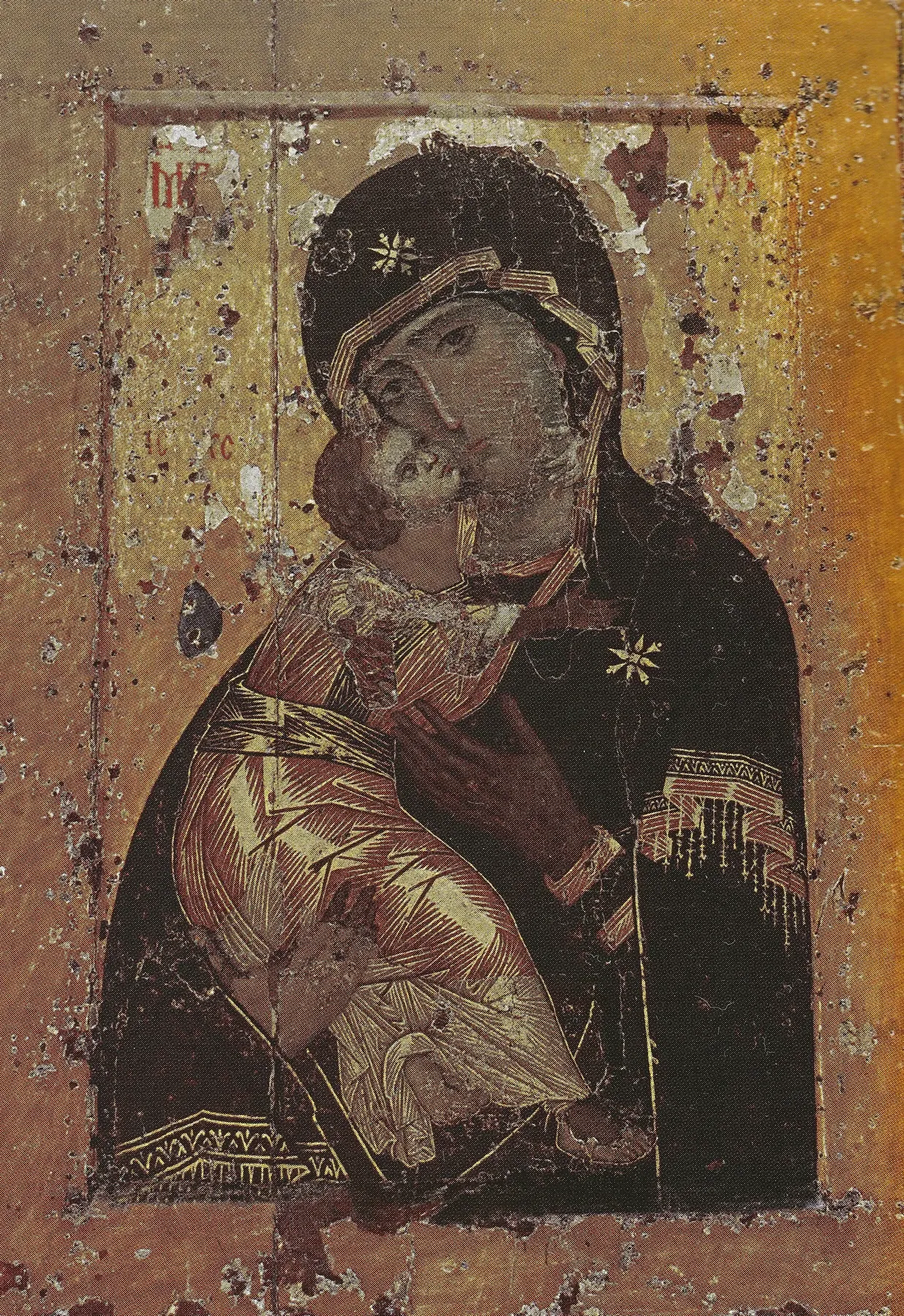 Владимирская икона Божией Матери (первая треть XII в.) — святыня, привезённая Андреем Боголюбским во Владимир
