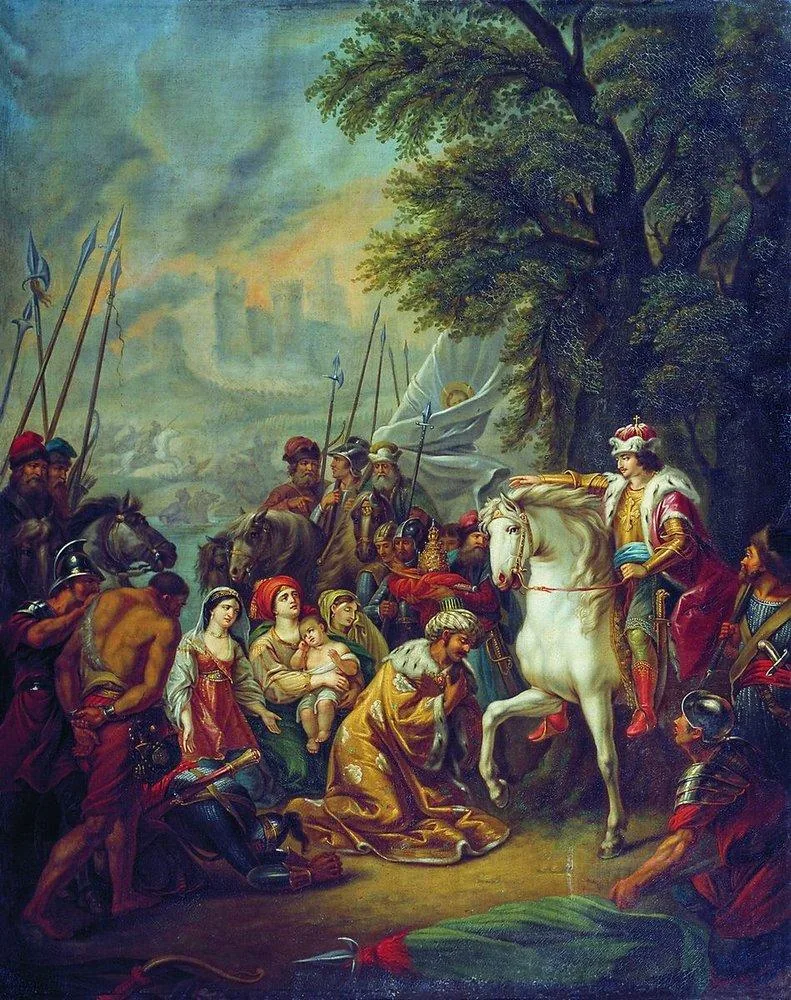 «Взятие Казани» (Г. И. Угрюмов) — присоединение Казанского ханства, 1552