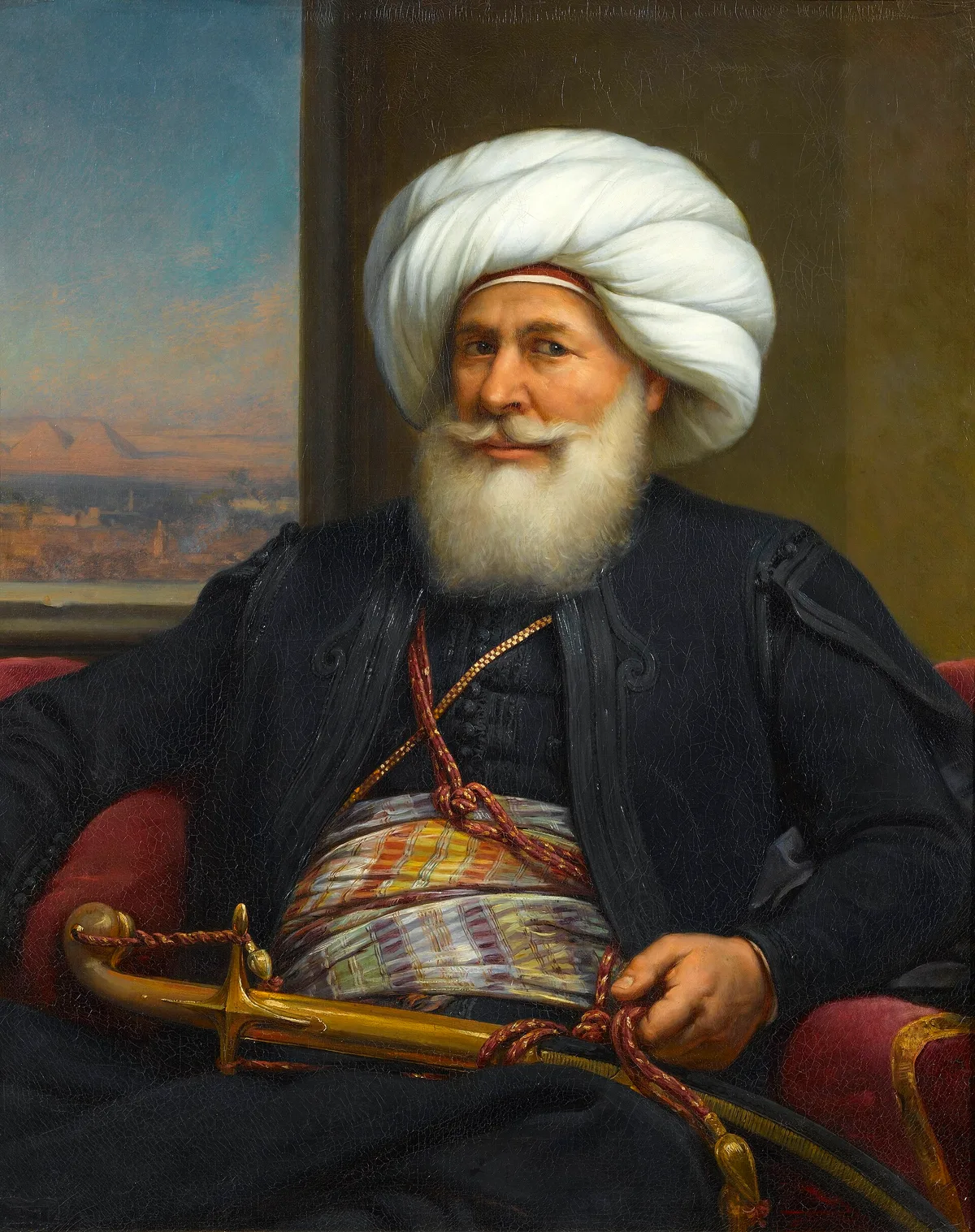 Мухаммед Али-паша (1805–1849) — правитель, добившийся фактической самостоятельности Египта и начавший его модернизацию (портрет О. Кудера)