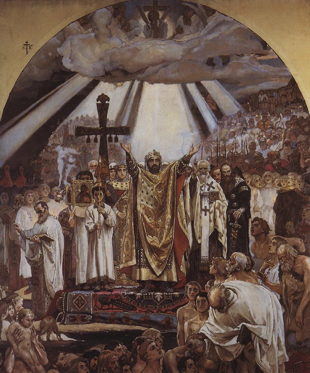 В. М. Васнецов. «Крещение Руси» (1885–1896). Государственная Третьяковская галерея