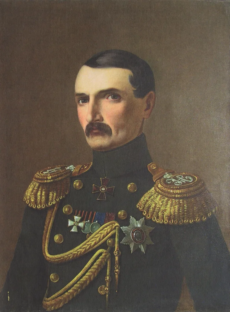 В. А. Корнилов — начальник штаба Черноморского флота; приказал затопить корабли на рейде, смертельно ранен 5 октября 1854 г.