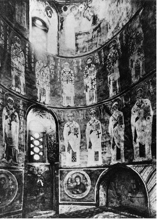 Фреска церкви Спаса на Нередице (XII в.), Великий Новгород — образец древнерусской настенной живописи