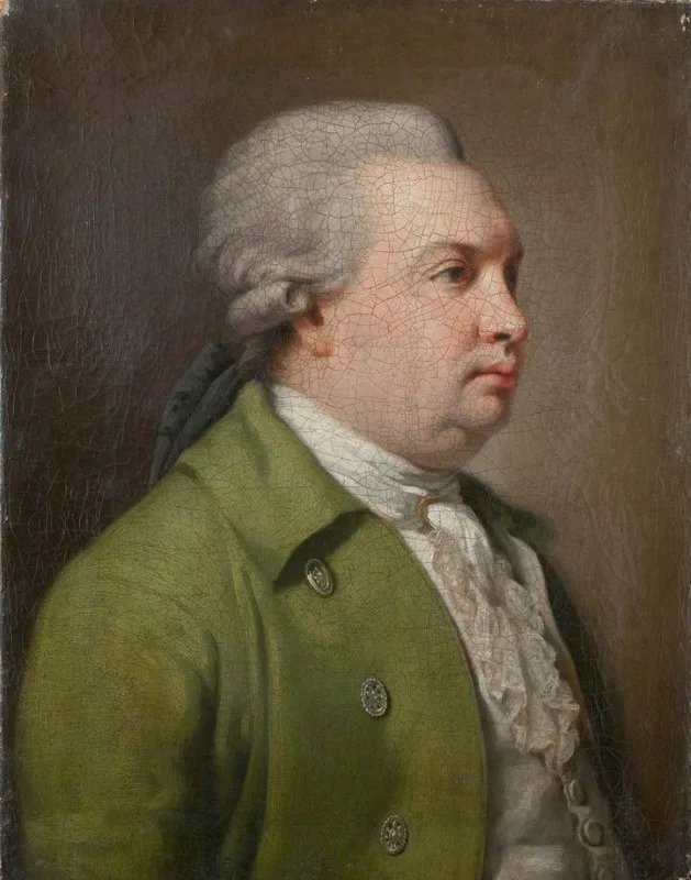 Д. И. Фонвизин (А.-Ш. Карафф, 1784–1785) — автор «Недоросля»; Пушкин о нём: «Он русский, из перерусских русский»
