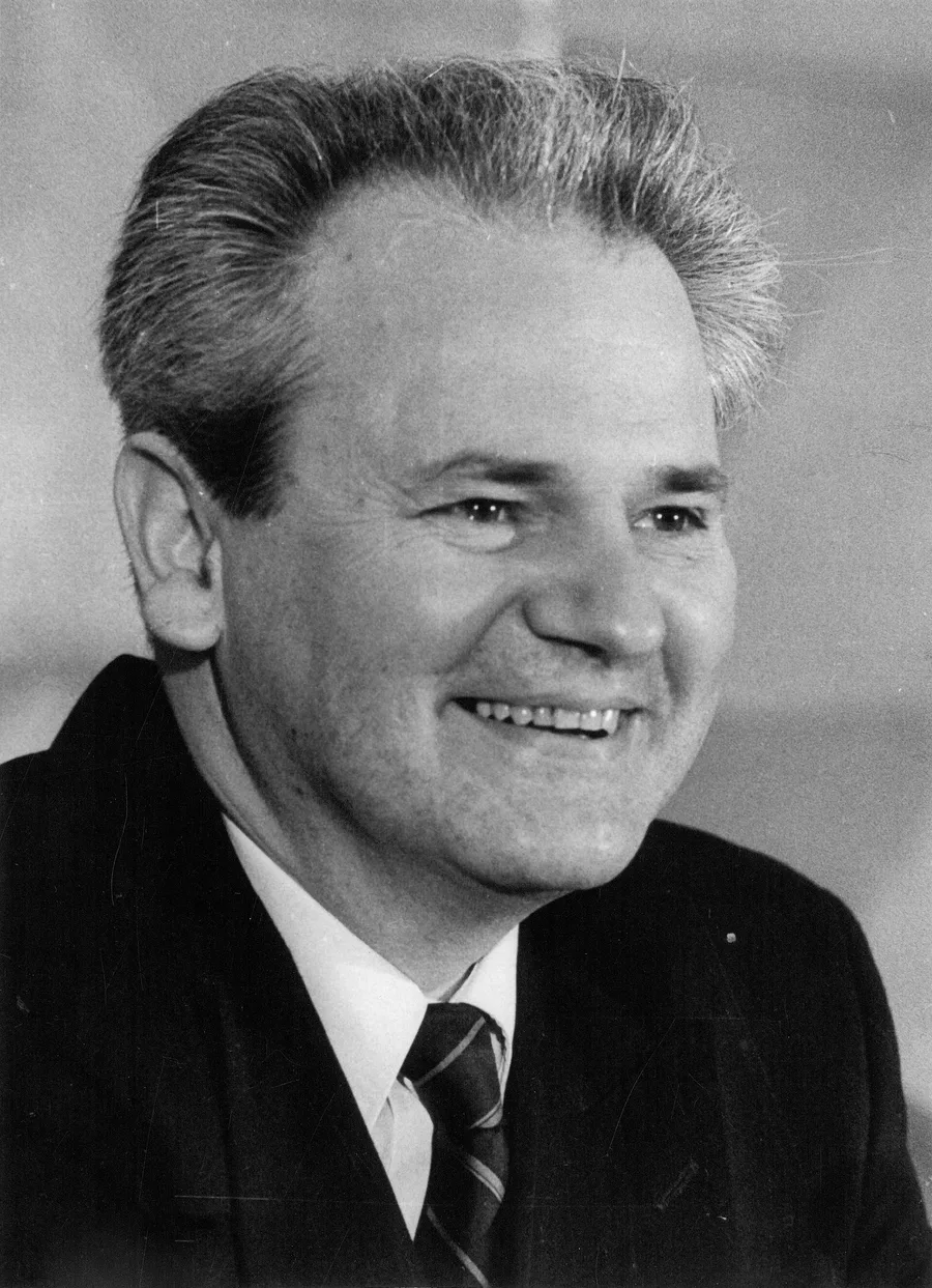 С. Милошевич — президент Сербии, затем Союзной Республики Югославии