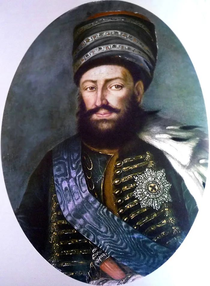 Ираклий II, царь Картли-Кахетии (неизвестный художник, конец XVIII в.) — в 1782 г. просил покровительства России