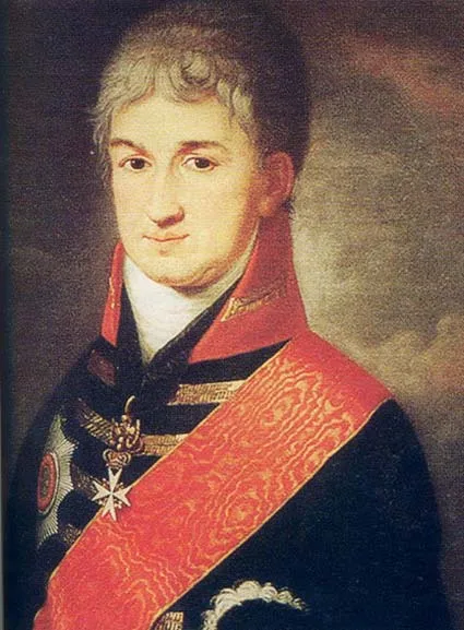 Н. П. Резанов (неизвестный художник, ок. 1800) — переговоры с Японией; с его именем связаны корабли «Юнона» и «Авось»