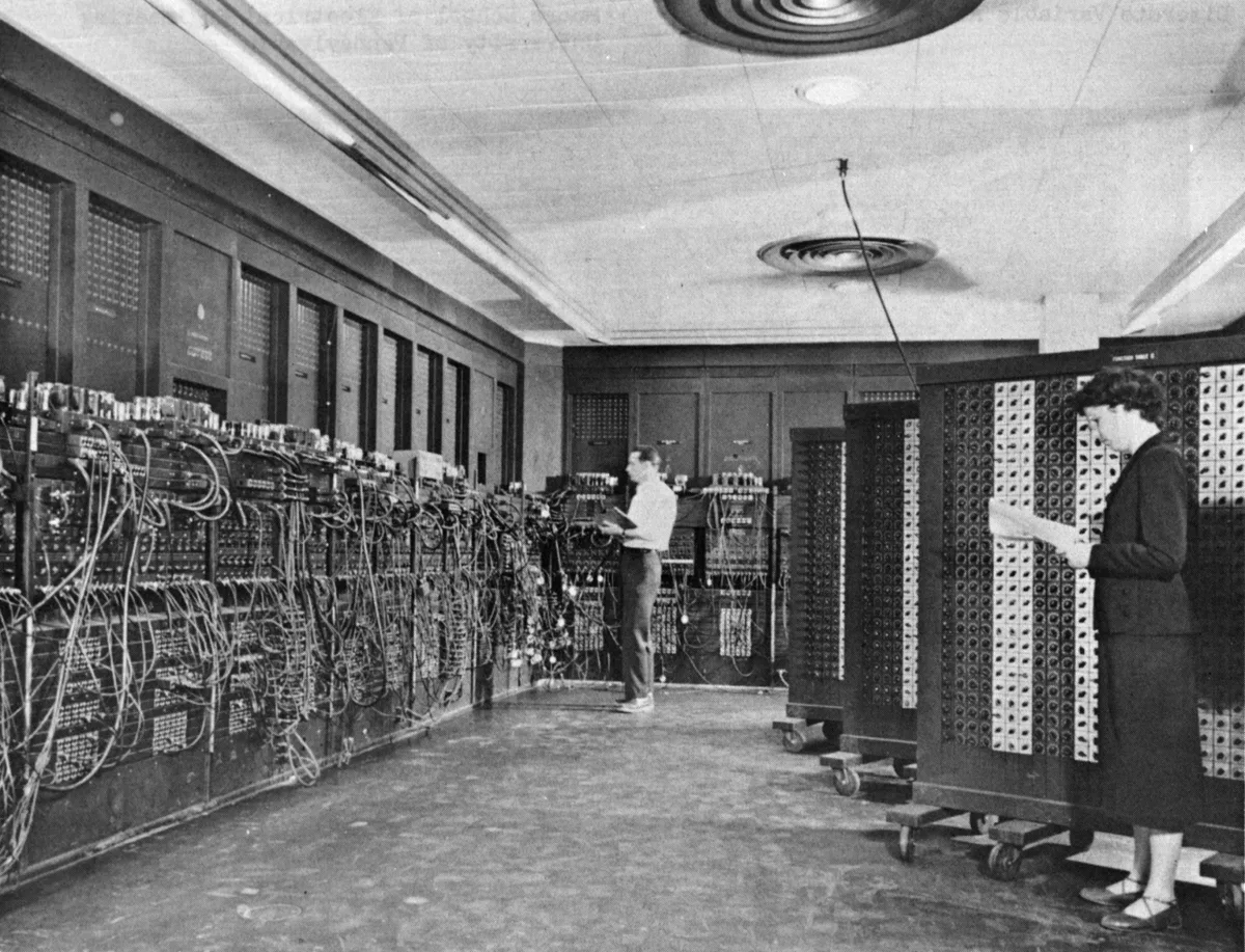 ЭНИАК — первая американская электронно-вычислительная машина, 1946 год