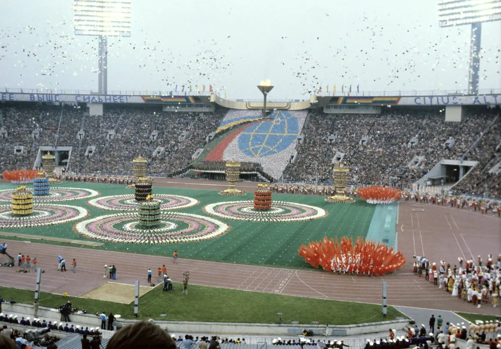 Церемония открытия XXII летних Олимпийских игр в Москве, 1980 год