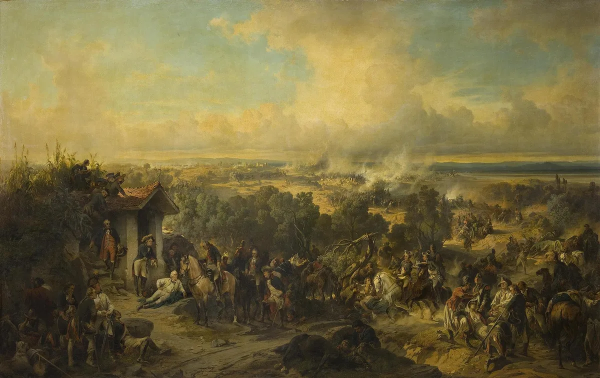 «Сражение при Треббии» (А. Коцебу, 1857) — Итальянский поход Суворова 1799 г.