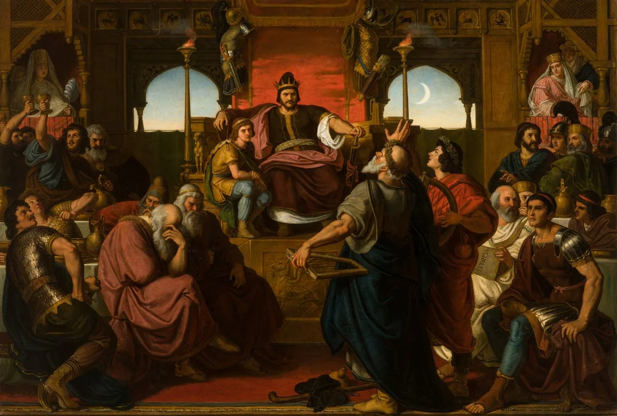 М. Тан. «Пир Аттилы» (1870) — гунны, одно из главных событий Великого переселения народов