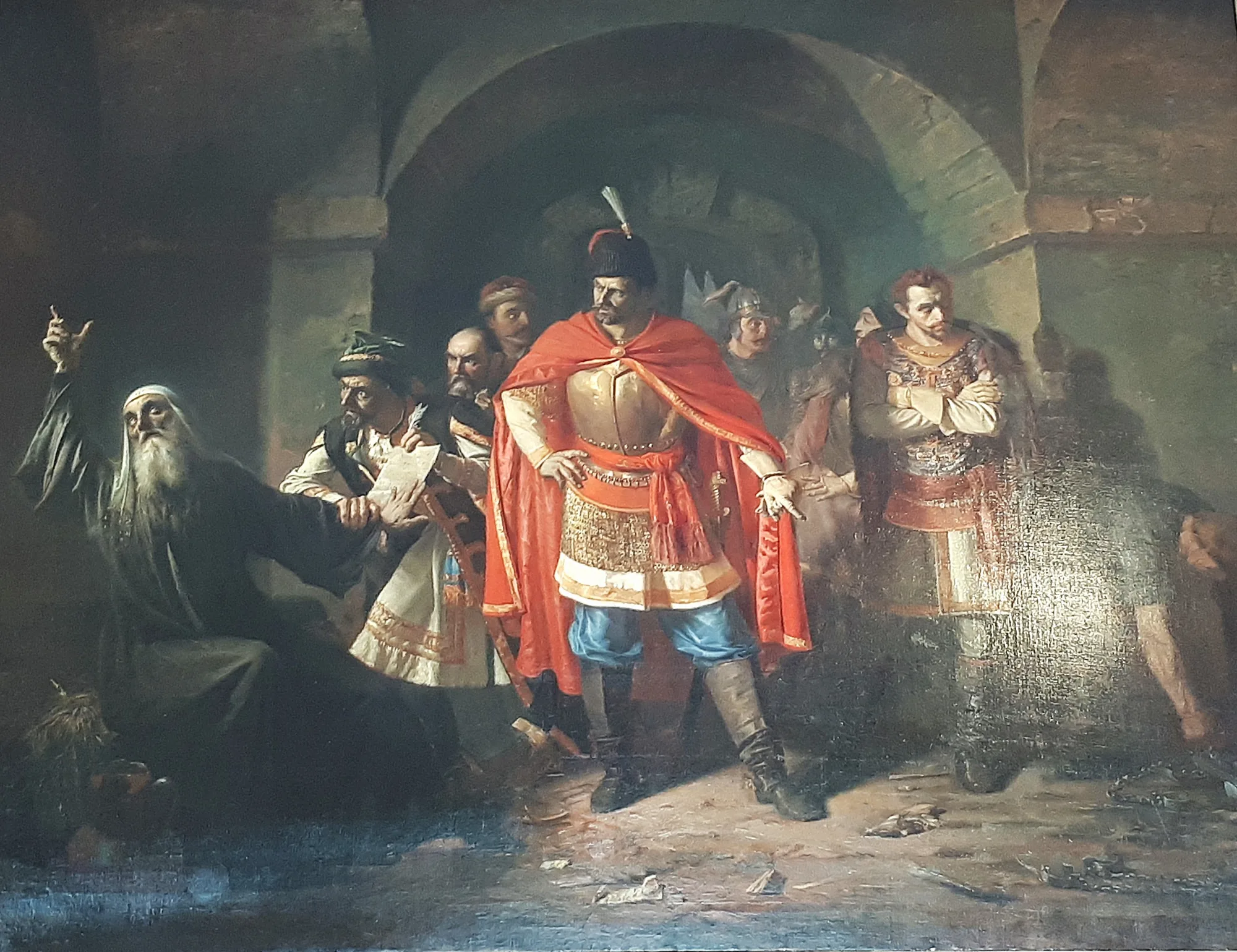 «Патриарх Гермоген отказывает полякам» (П. П. Чистяков) — церковь во главе сопротивления