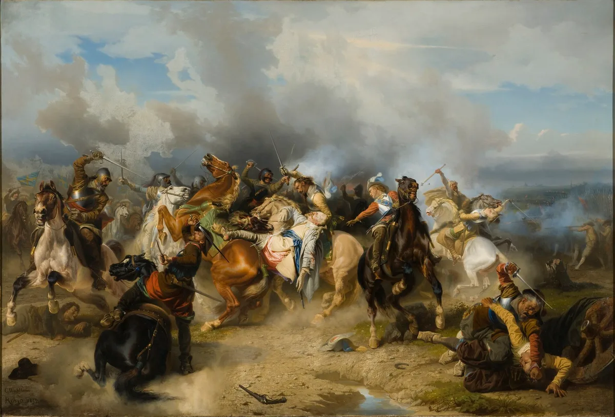 Битва при Лютцене (1632): шведы победили, но король Густав II Адольф погиб в бою