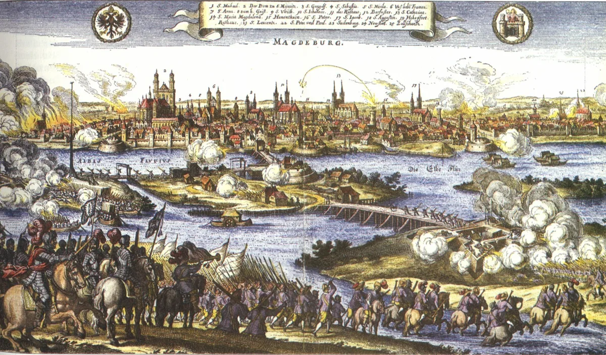 Разорение Магдебурга (1631): Тридцатилетняя война опустошила германские земли