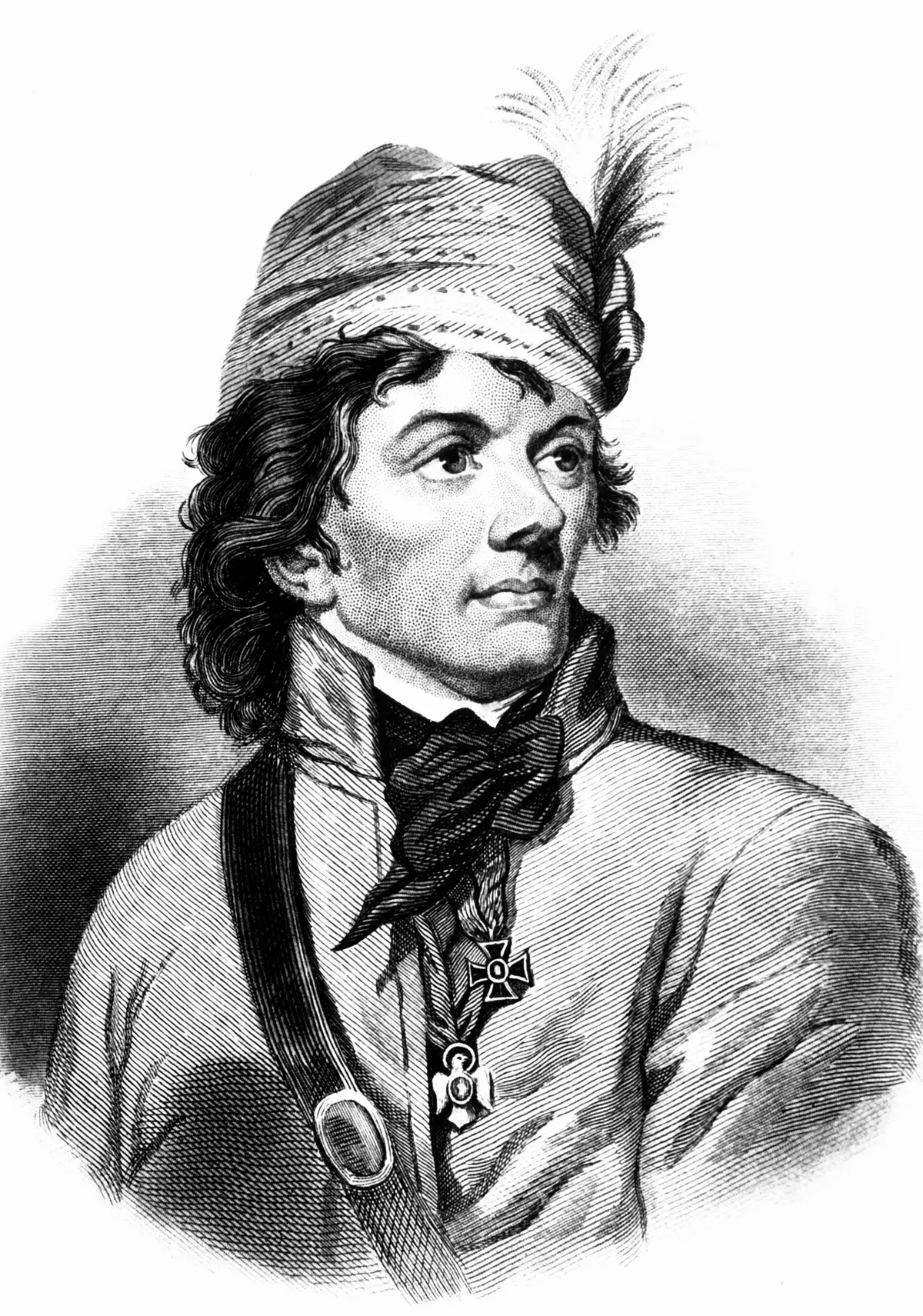 Т. Костюшко (гравюра Г. Б. Холла по оригиналу Й. Грасси) — вождь восстания 1794 г., после которого последовал третий раздел